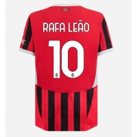 Koszulka piłkarska AC Milan Rafael Leao #10 Strój Domowy 2024-25 tanio Krótki Rękaw